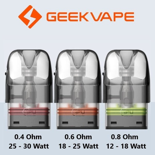q pods geekvape 0,4 ohm 0,8 ohm