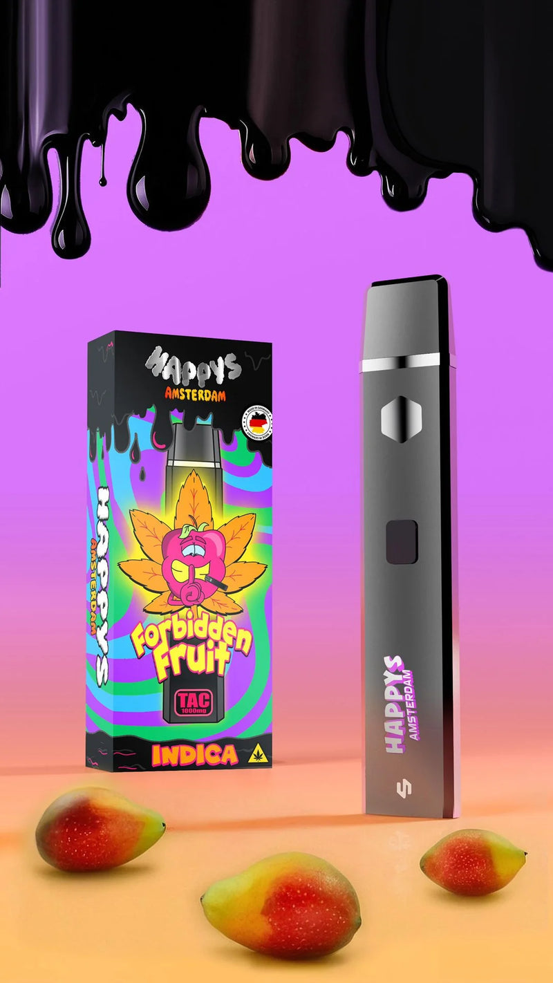 Happy Amsterdam TAC 1000MG Vape – Haus des Liquids
