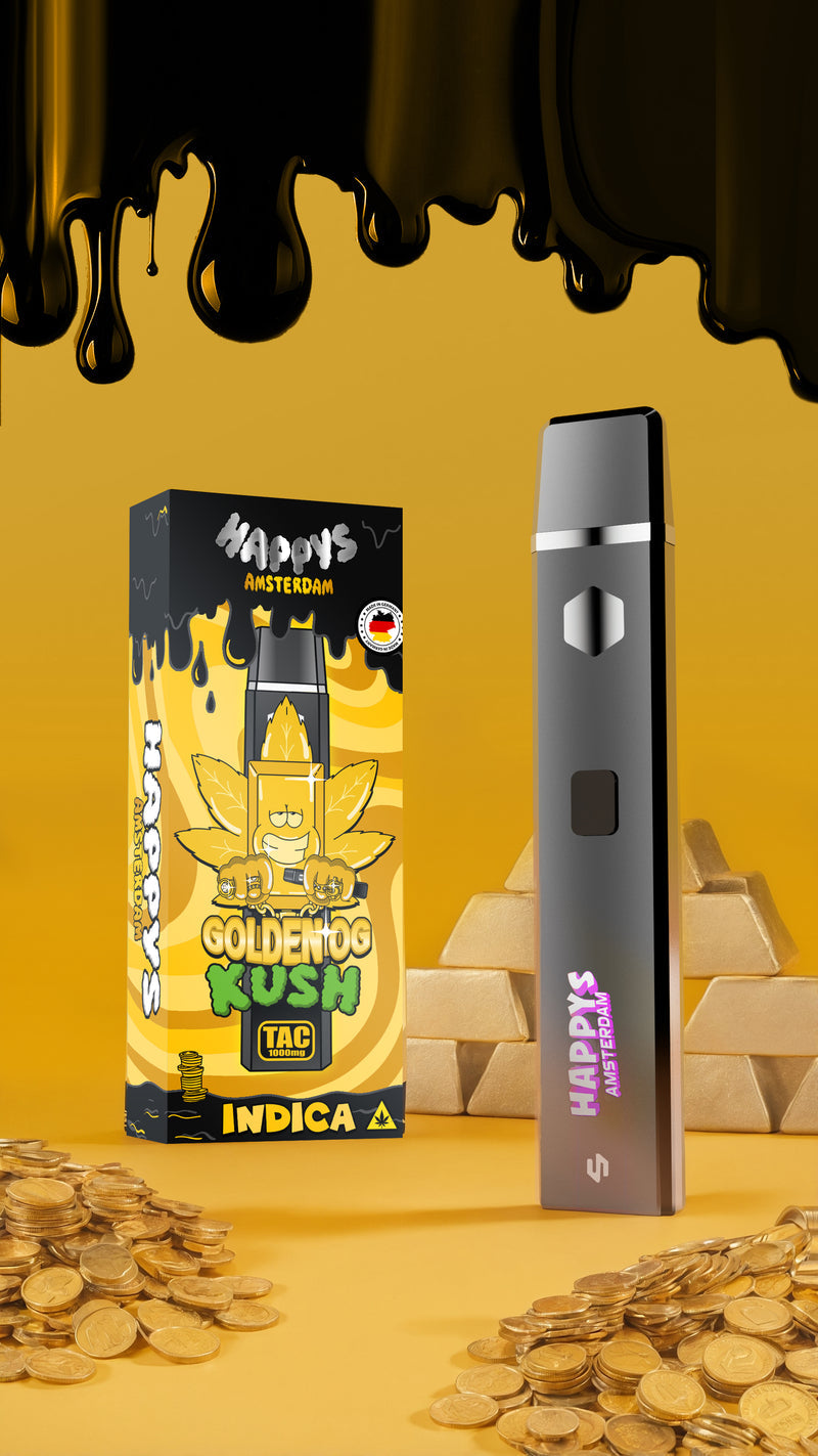 Happy Amsterdam TAC 1000MG Vape Haus des Liquids Happy Amsterdam TAC 1000MG Vape Haus des Liquids