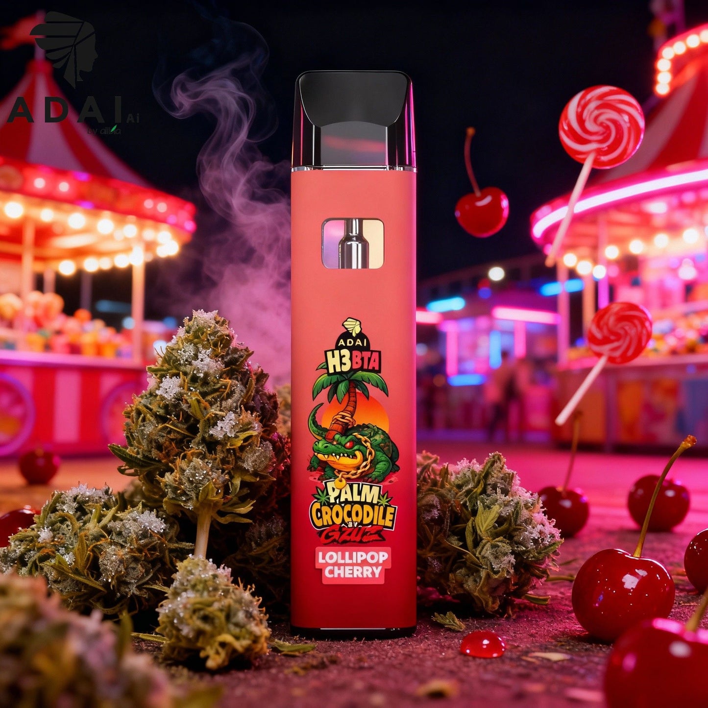 Palm Crocodile H3BTA Vape
