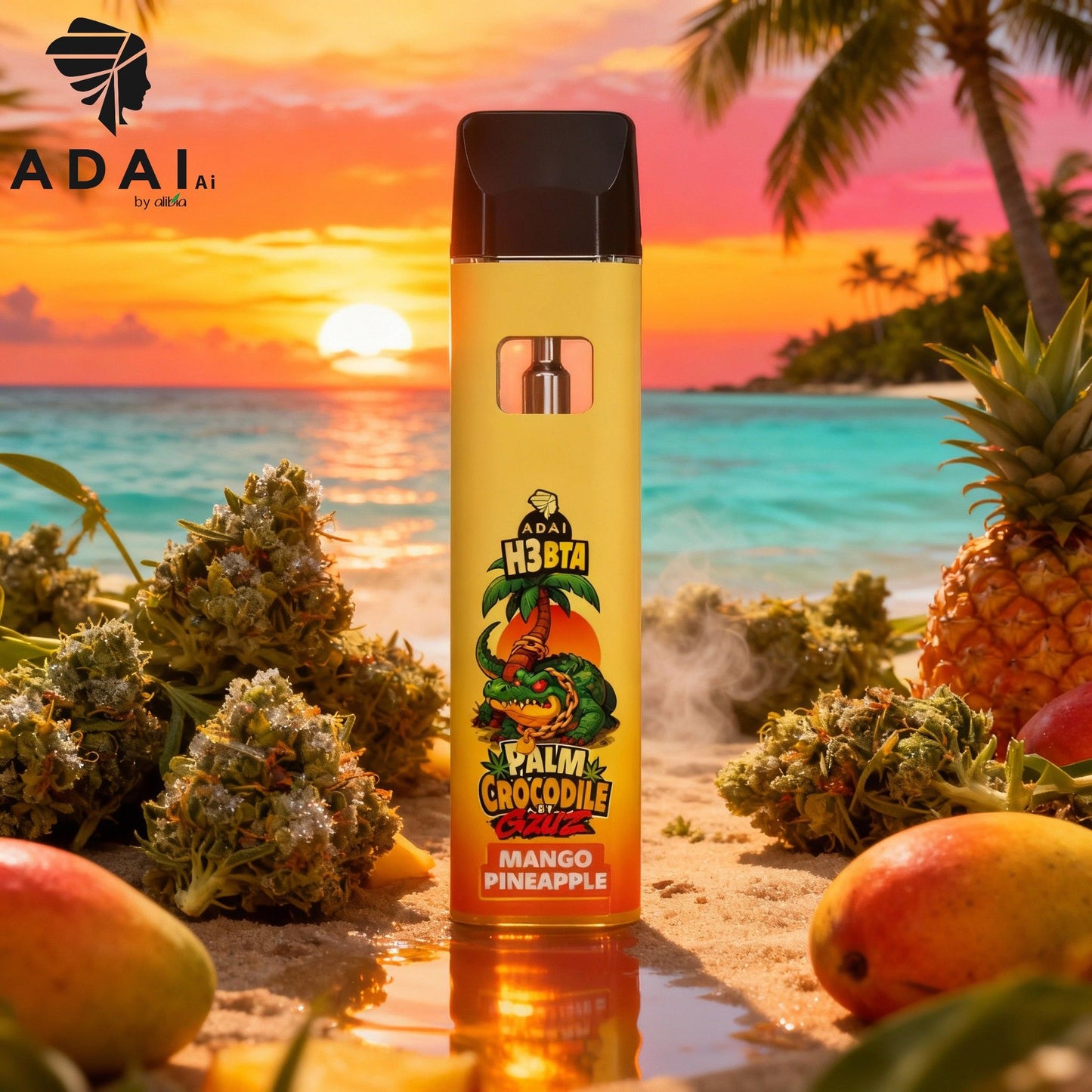Palm Crocodile H3BTA Vape