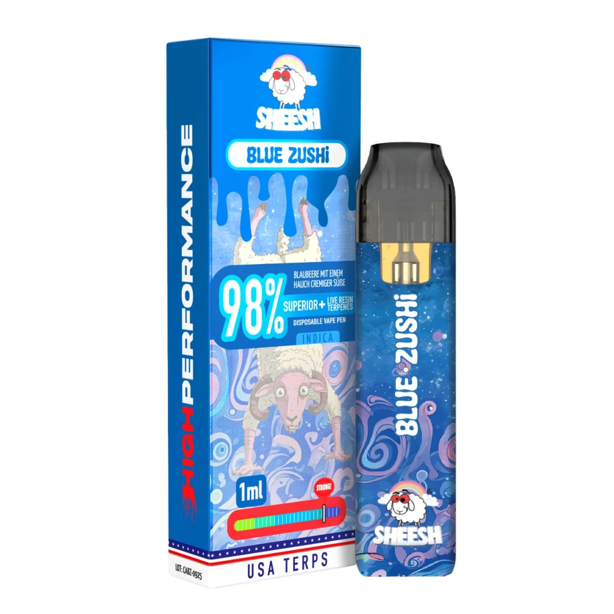 SHEESH 1ML Vape 98%