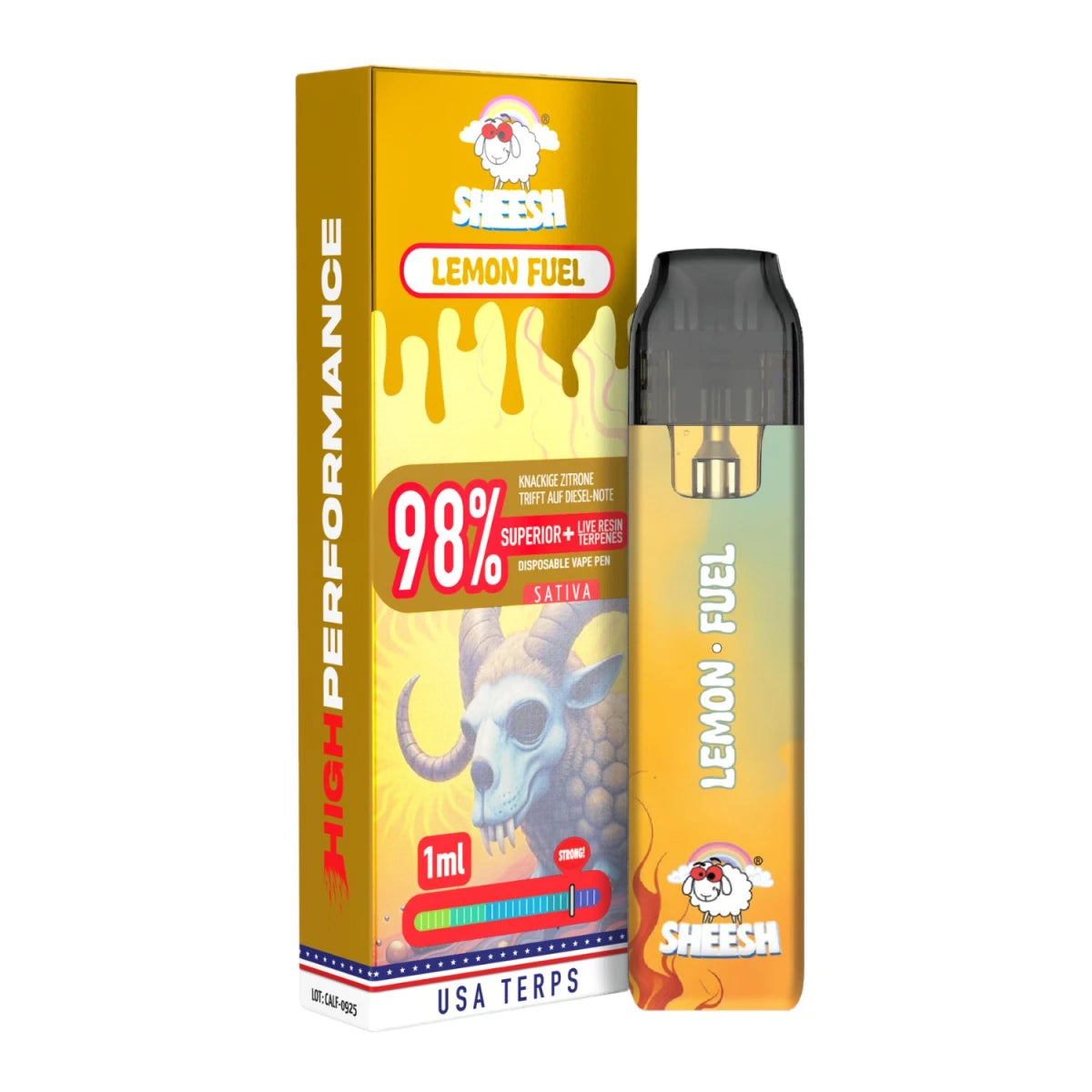 SHEESH 1ML Vape 98%
