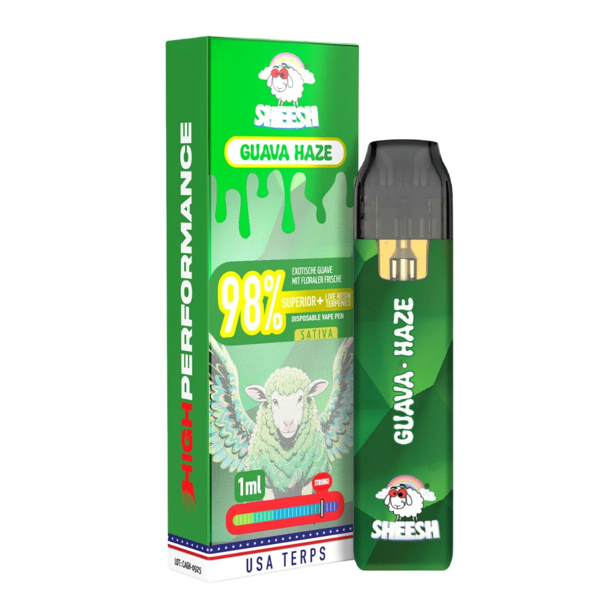 SHEESH 1ML Vape 98%